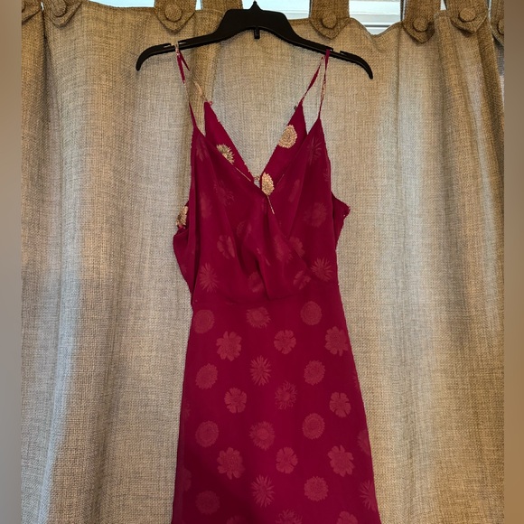 Vince Camuto Tropic Heat Fuchsia Fury Flower Patterned Dress XS - Picture 3 of 7